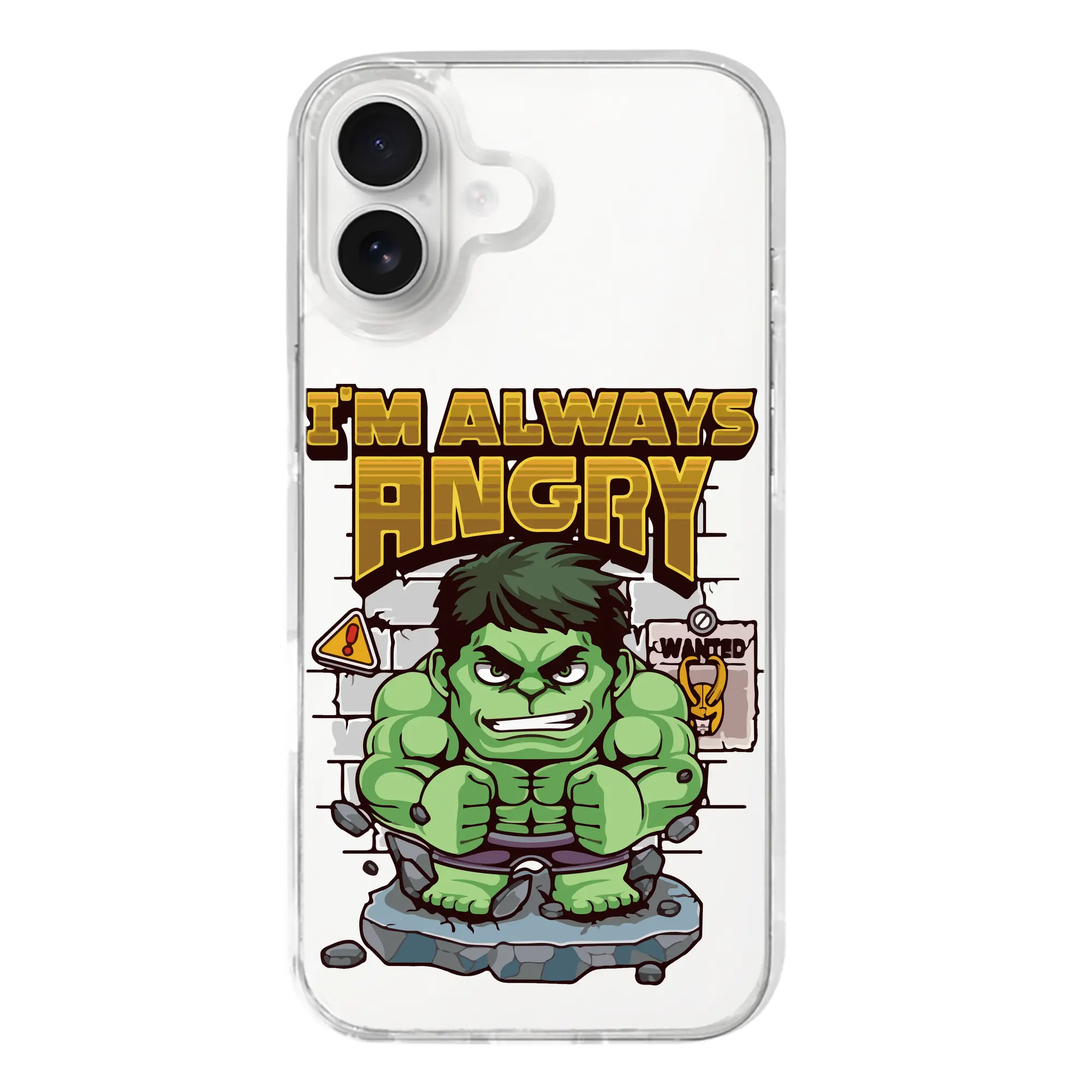 アベンジャーズ (Avenjāzu) グッズ ハルク（Hulk） - iPhone 17シリーズ 透明スマホケース – 薄型・耐衝撃・精密フィット保護カバー